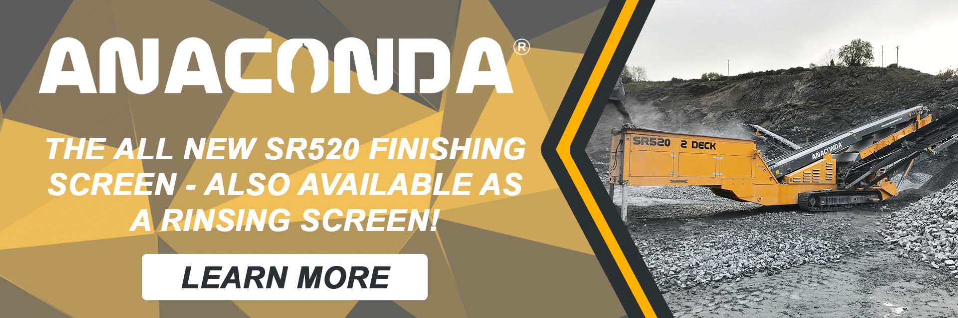 全新的SR520整理屏幕由Anaconda设备